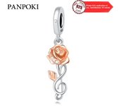 Genuine 925 Sterling Silver Sunflower Beads Charm Pendant Fit Original Bracelet Bangle Women Diy Fine Jewelry Evening Party Gift