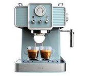 Cecotec 1628 Power Espresso 20 Tradizionale Light Blue Cafetera Express para espressos y cappuccinos rápido Sistema de Calentamiento por thermoblock 20 Bares.