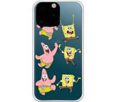 Funda original compatible con iPhone 13 Pro Max - Bob Esponja y Patricio 3 poses