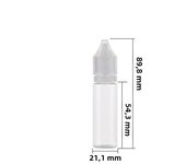 1PC 10/30/50/100ml PET Empty Bottle Pointed Bottle Plastic Dropper Bottle Oil Filling Bottle For Liquid Jar Juice Nail Gel
