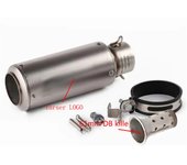 Universal 51mm/60mm Motorcycle exhaust with DB killer Motorcycle Exhaust Pipe Muffler Carbon Fiber GP-project Exhaust Pipe