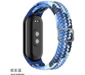Braided Strap for Xiaomi Mi Band 8 Elastic Nylon Solo Loop Adjustable Watchbands Replacement correa bracelet for Miband 8 NFC