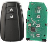 Jingyuqin Remote Full Car Key Fob For Toyota Corolla 2019 2020 2021 2022 2/3/4 Button Smart B2U2K2R 8990H-02050 4A Chip 433MHZ