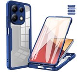 360 Full Body Screen Protector Transparent Case for Redmi 13C 12C Redmi Note 13 Pro Plus 12 11 10 Cover Case Back