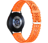 Sport Lace band for samsung galaxy watch 4/5/5 pro/6 classic/Active 2 silicone 20mm 22mm strap women bracelet huawei gt 4-3-2-2e