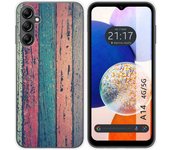 Funda Silicona para Samsung Galaxy A14 4G / 5G diseño Madera 10 Dibujos