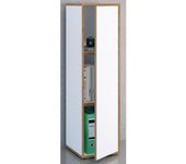 Armario de oficina de madera Archivador Mobiliario de oficina Armario Salia 3 pliegues ancho 30 cm puerta batiente Armario de oficina de madera Archivador Mobiliario de oficina Armario Salia 3 pliegues ancho 30 cm puerta batiente