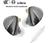 KZ X Angelears Libra Ultra-Wide Frequency Dynamic HiFi In-Ear Earphone IEMs Monitor With 0.75 Replaceable cable