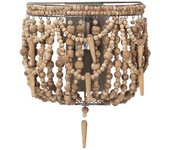 Aplique Pared Cadena Bolas Natural Yute 27x1x27cm - Adda Home