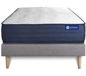 Pack colchón Actilatex life 90x190cm + Somier, Látex y espuma viscoelástica, 5 zonas de confort