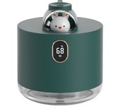 Humidificador de aire portátil para automóvil de 380 ml, atomizador ultrasónico con luz colorida, batería de 800 mAh, humidificador de aire inalámbrico USB, modelo recargable y enchufable (opcional)
