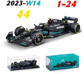 Bburago 1:24 NEW 2023 Mercedes-AMG Team W14 44# Hamilton 63# Russell Formula One Alloy Super Toy Die cast car model