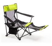 InnovaGoods® Silla para Camping 3 en 1 Multifunción, Tumbonas jardin exterior con Portavasos, Bolsillos y Bolsa de transporte, tumbona plegable ideal para playa, camping, Silla transpirable y lavable.