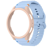 Original Silicone band+Case For Samsung Galaxy Watch 7 Ultra 44mm 40mm Bracelet For Galaxy Watch 7 Classic PC Case Protective