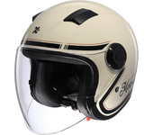 Open Motorcycle Helmet 3/4 Jet Half Helmet with Transparent Visor Adult Electric Scooter Helmet for Men Women Helmet Motorcycle
