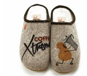 HOT POTATOES mod. 64632 zapatilla casa para mujer en lana acrílica, sin cordones