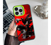 Epc Anime The Hedgehog Shadow 10 Phone Case IMD Phone Case For IPhone 16 15 14 13 12 11 Pro Max Plus Color Silver Cover