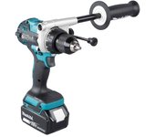 MAKITA - TALADRO COMBINADO MAKITA DHP486RTJ BL 18V 130NM 5.0AH DHP486RTJ + JUEGO PUNTAS + ADAPTADOR