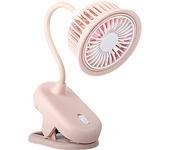 Ventilador USB portátil, pequeño ventilador flexible de ángulo ajustable mini ventilador azul oscuro con abrazadera de mesa de doble propósito y suministro de aire para todo el hogar, para oficina en el hogar