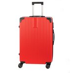 DAM Maleta mediana trolley rígida ultraligera, de ABS de alta resistencia con esquinas reforzadas. Cerradura numérica y 4 ruedas dobles extraíbles y giratorias 360°.   44x27x68Cm