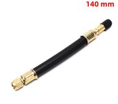 1pc Bicycle Pump Valve Extender Extension Tube Rubber Inflator Pipe Hose