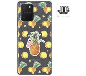 Tumundosmartphone Funda Gel Transparente para Samsung Galaxy S10 Lite diseño Piña Dibujos