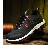MEN'S hiking shoes waterproof leather outdoor Pu shoes wear-resistant men trekking walking hunting tactical sneakers