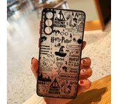 P-Potters Dark Ring Magic For Samsung S23 S22 S21 Ultra S20 FE S10 Plus Lite 4G 5G Frosted Translucent Phone Case Cover