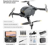 Drone 4K HD Dual Camera Brushless Traversing Aerial Photography UAV Remote Control Quadcopter Optical Flow Positioning Dron