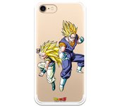 Funda original compatible con iPhone 7 o IPhone 8 o SE 2020 con un diseño de Dragon Ball Z Gotenks y Vegito