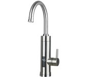 Grifo de cocina de acero inoxidable eléctrico de cocina, 220 V 3000 W instantáneo cálido, indicador de temperatura LED, grifo de agua caliente
