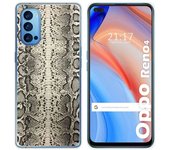 Tumundosmartphone Funda Gel Tpu para Oppo Reno 4 5G diseño Animal 01 Dibujos