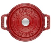 MINI COCOTTE 10 CM, REDONDO, NEGRO, HIERRO FUNDIDO STAUB