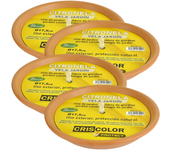 LILI HOME 🕯️ Pack de 5 Velas de Citronela en Maceta de Barro – 65g cada una, Ø7 cm y más combinaciones para elegir. Están elaboradas con cera de alta calidad infusionada con aceite esencial de citronela, una planta reconocida por su capacidad natura