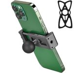 FANAUE Bike Bicycle Mobile Phone Holder 360 View Universal Aluminium alloy Motorcycle Phone Holder For RAM Mounts with 1" Ball