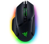 Ratón para juegos con cable (10+1 botones programables, rueda inclinable de desplazamiento ultralargo, 11 zonas de iluminación, interruptor de ratón óptico, sensor óptico) negro