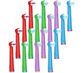 8/12/16pc Replacement Kids Children Tooth Brush Heads For Oral B EB-10A Pro-Health Stages Electric Toothbrush Oral Care, 3D Exce