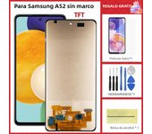 TFT" LCD Display For Samsung Galaxy A52 4G 5G Display Touch Screen Digitizer Assembly A525F A525M A526B  LCD Screen With Frame