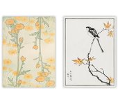 Set de 2 cuadros calidad premium con marco de madera - 30x40 cm o 50x70 cm - POSTER LAB