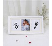 Newborn Memorial Ink Hand Foot Print Photo Frame Baby DIY Handprint Footprint Picture Frame Growing Souvenir Items Paw Print Pad
