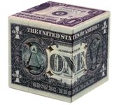 3x3x3 Magic Cube Dollar Pattern Magic Cube One Dollar One Hundred Dollars Children Adult Puzzle Magic Cube Toys