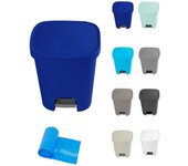 JARDIN202 - Cubo basura plástico Apertura con pedal 25 Litros | Cubo reciclar Mate 35x30x42 cm
