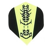 Plumas Pentathlon Standard Árabe Amarilla/Negra 2024Marca,Pentathlon,Geometria,Standard,Color,Amarillo,Micrones,.75Dardos,Plumas,Plumas Pentathlon