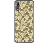 Tumundosmartphone Funda Gel Tpu para Huawei P20 Diseño Sand Camuflaje Dibujos