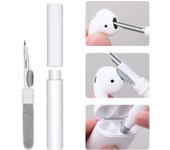AirPod Cleaning Kit, 3 in 1 Airpod Cleaner Pen with Sponge, Wireless Earbuds Clean Pen, Multifunctional Earphone Cleaning Kit - White