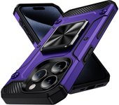 Ring holder for iPhone 15 14 13 12 11 Pro Max Plus shock-absorbing armor magnetic hard shell matte airbag anti drop shell Cover