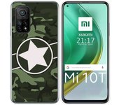 Tumundosmartphone Funda Gel Tpu para Xiaomi Mi 10T / 10T Pro diseño Camuflaje 01 Dibujos