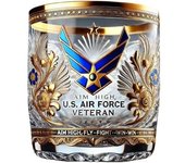 Vasos de whisky en homenaje a veteranos, vaso grabado para el 250.º aniversario del Cuerpo de Marines, regalo para veteranos del ejército (D)