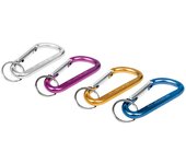 Truper Pecera con Llaveros Tipo Mosquetón 30 Piezas - Aluminio de Colores Surtidos - Herramientas de Jardinería