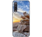 Tumundosmartphone Funda Gel Tpu para Xiaomi Mi 9 SE diseño Sunset Dibujos